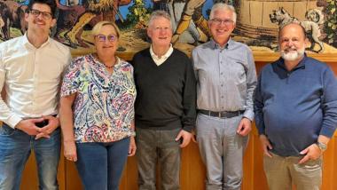 Dominic D. Steinbrenner OV Winnenden, Sigrid Pressel OV Remshalden, Dr. Jürgen Hägele OV Winnenden, Prof. Dr. Andrew Ullmann, Prof. Dr. Stephan Seiter OV Fellbach